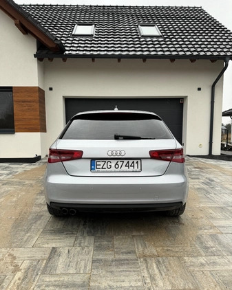 Audi A3 cena 48000 przebieg: 135000, rok produkcji 2015 z Kostrzyn nad Odrą małe 92